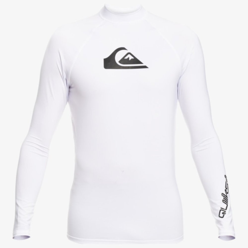 New Quiksilver All Time Long Sleeve Rashguard Shirt XL